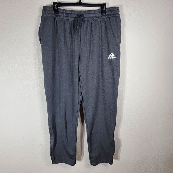 Adidas Mens 2XL AEROREADY Fleece-Lined Athletic Joggers Gray - Picture 7 of 14